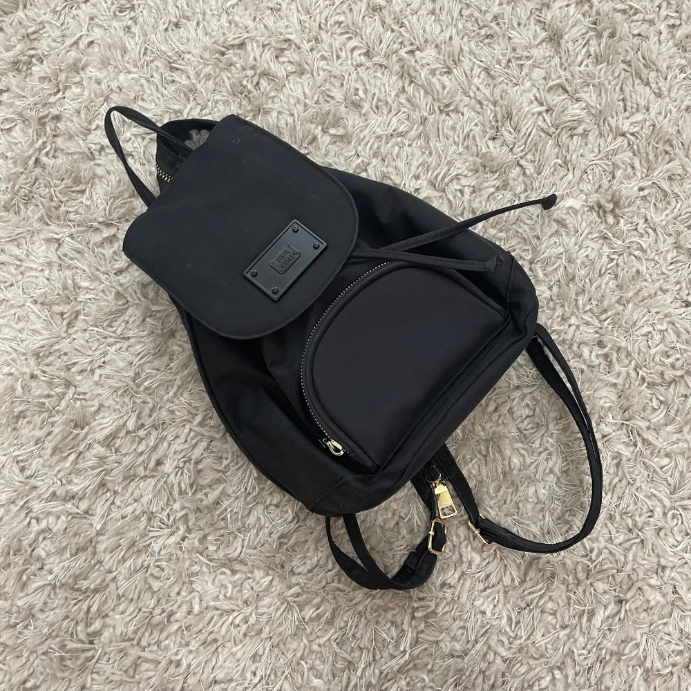 Steve Madden black mini backpack